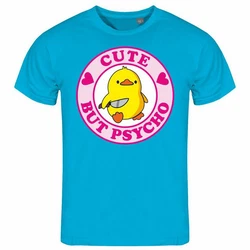 deinshirt Print-Shirt Herren T-Shirt Cute but Psycho Funshirt (Mit Motiv) 