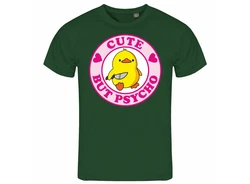 deinshirt Print-Shirt Herren T-Shirt Cute but Psycho Funshirt (Mit Motiv) 