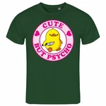 deinshirt Print-Shirt Herren T-Shirt Cute but Psycho Funshirt (Mit Motiv) 