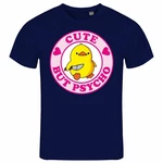 deinshirt Print-Shirt Herren T-Shirt Cute but Psycho Funshirt (Mit Motiv) 