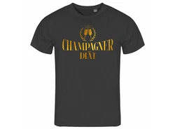 deinshirt Print-Shirt Herren T-Shirt Champagner Dit Funshirt mit Motiv Beige