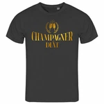 deinshirt Print-Shirt Herren T-Shirt Champagner Dit Funshirt mit Motiv Beige
