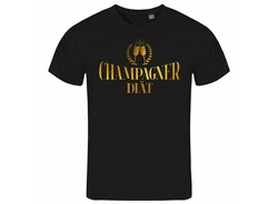 deinshirt Print-Shirt Herren T-Shirt Champagner Dit Funshirt mit Motiv Beige