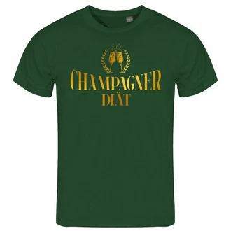 deinshirt Print-Shirt Herren T-Shirt Champagner Dit Funshirt mit Motiv Beige deinshirt Print-Shirt Herren T-Shirt Champagner Dit Funshirt mit Motiv Beige
