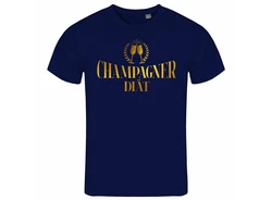 deinshirt Print-Shirt Herren T-Shirt Champagner Dit Funshirt mit Motiv Beige