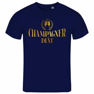 deinshirt Print-Shirt Herren T-Shirt Champagner Dit Funshirt mit Motiv