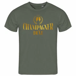 deinshirt Print-Shirt Herren T-Shirt Champagner Dit Funshirt mit Motiv Beige/Dunkelgrün