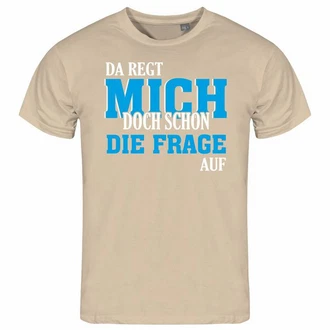 deinshirt Print-Shirt Herren T-Shirt Funshirt mit Motiv Beige/Khaki/Blau