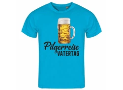 deinshirt Print-Shirt Herren T-Shirt Pilgerreise Vatertag Funshirt mit Motiv Blau/Lila