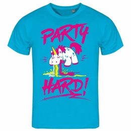 Print-Shirt Herren T-Shirt PARTY HARD Funshirt mit Motiv