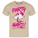 deinshirt Print-Shirt PARTY HARD Funshirt Braun/Lila/Grau/Khaki/Gold/Rosa deinshirt Print-Shirt PARTY HARD Funshirt Braun/Lila/Grau/Khaki/Gold/Rosa