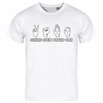 deinshirt Print-Shirt Herren T-Shirt Schere Stein Papier Funshirt (FLEX) Weiß/Lila deinshirt Print-Shirt Herren T-Shirt Schere Stein Papier Funshirt (FLEX) Weiß/Lila