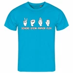 deinshirt Print-Shirt Herren T-Shirt Schere Stein Papier Funshirt (FLEX) 