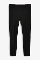 Next Anzug Motion Flex Hose-Skinny Fit Schwarz/Grau
