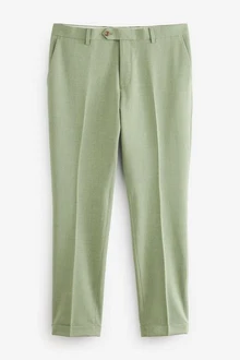 Next Anzug Motion Flex Hose-Skinny Fit Hellgrün/Grün/Khaki/Dunkelgrün/Türkis