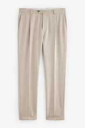 Next Anzug Motion Flex Hose-Skinny Fit Khaki/Beige/Braun
