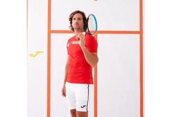 Joma Tennisshort BERMUDA DRIVE II Rot/Dunkelrot/Orange