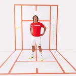 Joma Tennisshort BERMUDA DRIVE II Rot/Dunkelrot/Orange