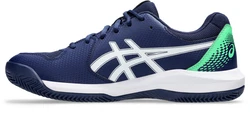 Asics GEL-DEDICATE 8 CLAY Tennisschuh Dunkelblau/Blau/Hellblau