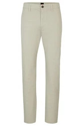 BOSS Chinohose Herren Hose CHINO Tapered Fit Khaki