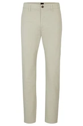 BOSS Chinohose Herren Hose CHINO Tapered Fit Khaki