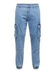 ONLY & SONS Cargojeans ONSCAM STAGE CARGO LBD 0414 PIM DNM CS LBD (0414)