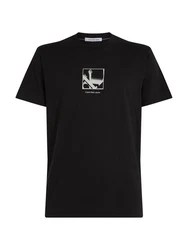 Calvin Klein Jeans T-Shirt GRID BOX TEE mit Logoprägung 