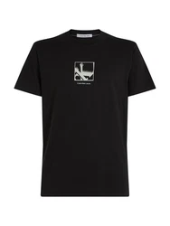 Calvin Klein Jeans T-Shirt GRID BOX TEE mit Logoprägung 
