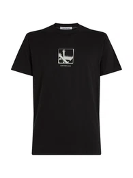 T-Shirt GRID BOX TEE mit Logoprgung