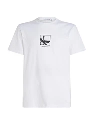 Calvin Klein Jeans T-Shirt GRID BOX TEE mit Logoprägung 