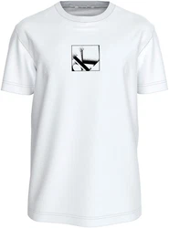 Calvin Klein Jeans T-Shirt GRID BOX TEE mit Logoprägung 