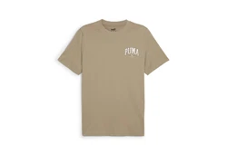 PUMA T-Shirt SQUAD SMALL GRAPHIC TEE Khaki/Dunkelgrün/Beige