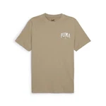 PUMA T-Shirt SQUAD SMALL GRAPHIC TEE Khaki/Dunkelgrün/Beige