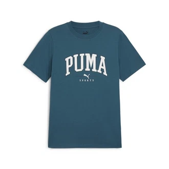PUMA T-Shirt Squad petrol / wei