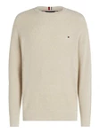 Tommy Hilfiger Rundhalspullover REFINED STRUCTURE CREW NK beige