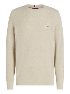 Tommy Hilfiger Rundhalspullover REFINED STRUCTURE CREW NK
