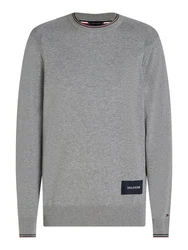 Tommy Hilfiger Rundhalspullover RWB COTTON CREW NECK mehrfarbig