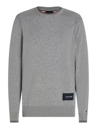 Rundhalspullover RWB COTTON CREW NECK farbliche Akzente in Tommy Farben
