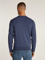 Tommy Hilfiger Rundhalspullover RWB COTTON CREW NECK blau/rot/wei