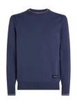 Tommy Hilfiger Rundhalspullover RWB COTTON CREW NECK blau/rot/wei