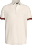 Tommy Hilfiger Poloshirt Interlock Sleeve Detail Reg Polo Khaki/Beige/Rot/Creme/Weiß