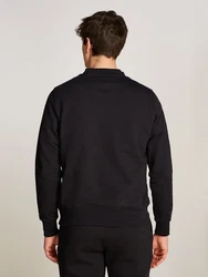Tommy Hilfiger Sweatshirt Hilfiger Stripe Terry Sweatshirt schwarz