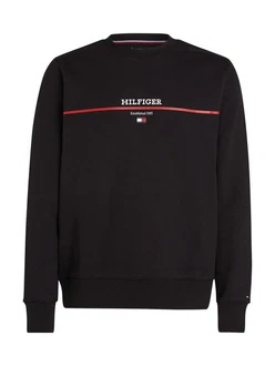 Tommy Hilfiger Sweatshirt Hilfiger Stripe Terry Sweatshirt Tommy Hilfiger Sweatshirt Hilfiger Stripe Terry Sweatshirt