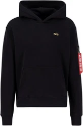 Alpha Industries Kapuzensweatshirt 3D Small Logo Hoody Dunkelblau/Schwarz