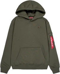 Alpha Industries Kapuzensweatshirt 3D Small Logo Hoody Dunkelgrün/Khaki