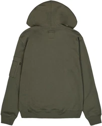Alpha Industries Kapuzensweatshirt 3D Small Logo Hoody Dunkelgrün/Khaki