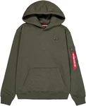 Alpha Industries Kapuzensweatshirt 3D Small Logo Hoody Dunkelgrün/Khaki