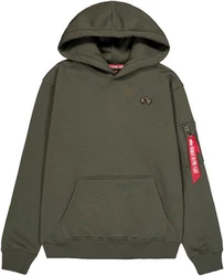 Alpha Industries Kapuzensweatshirt 3D Small Logo Hoody Dunkelgrün/Khaki