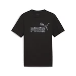PUMA T-Shirt ESS+ CAMO GRAPHIC TEE Schwarz/Grau