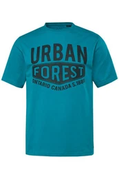 T-Shirt T-Shirt Halbarm Brust-Print bis 8XL